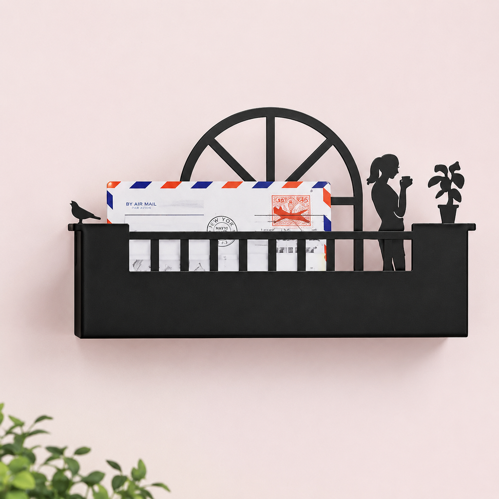 Metal Balcony Wall Organizer