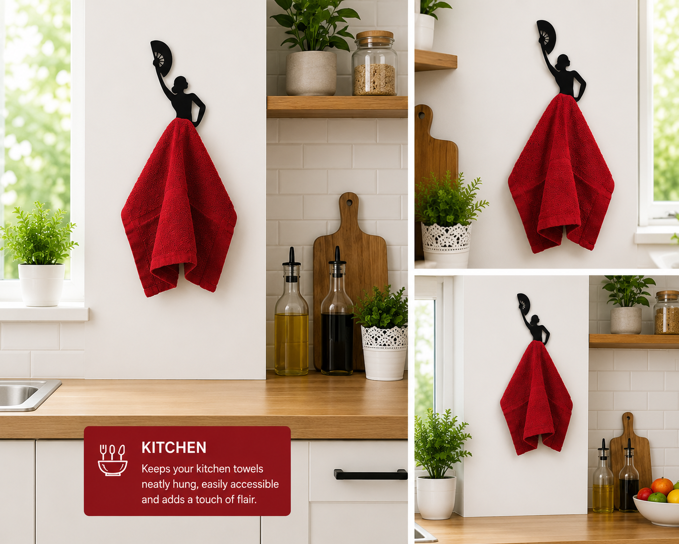 Spanish Dancer Towel Holder