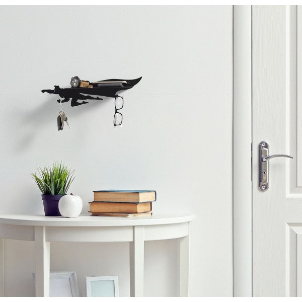 HeroShelf Flying Superman Wall Organizer